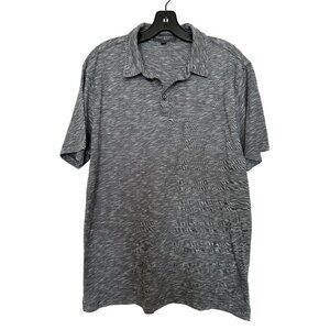Robert Barakett Polo Shirt in Heather Gray Size Large